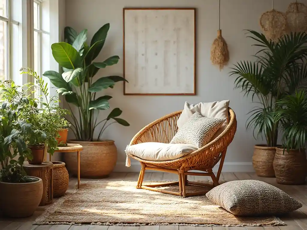 17-Modern Boho Living Room Idea