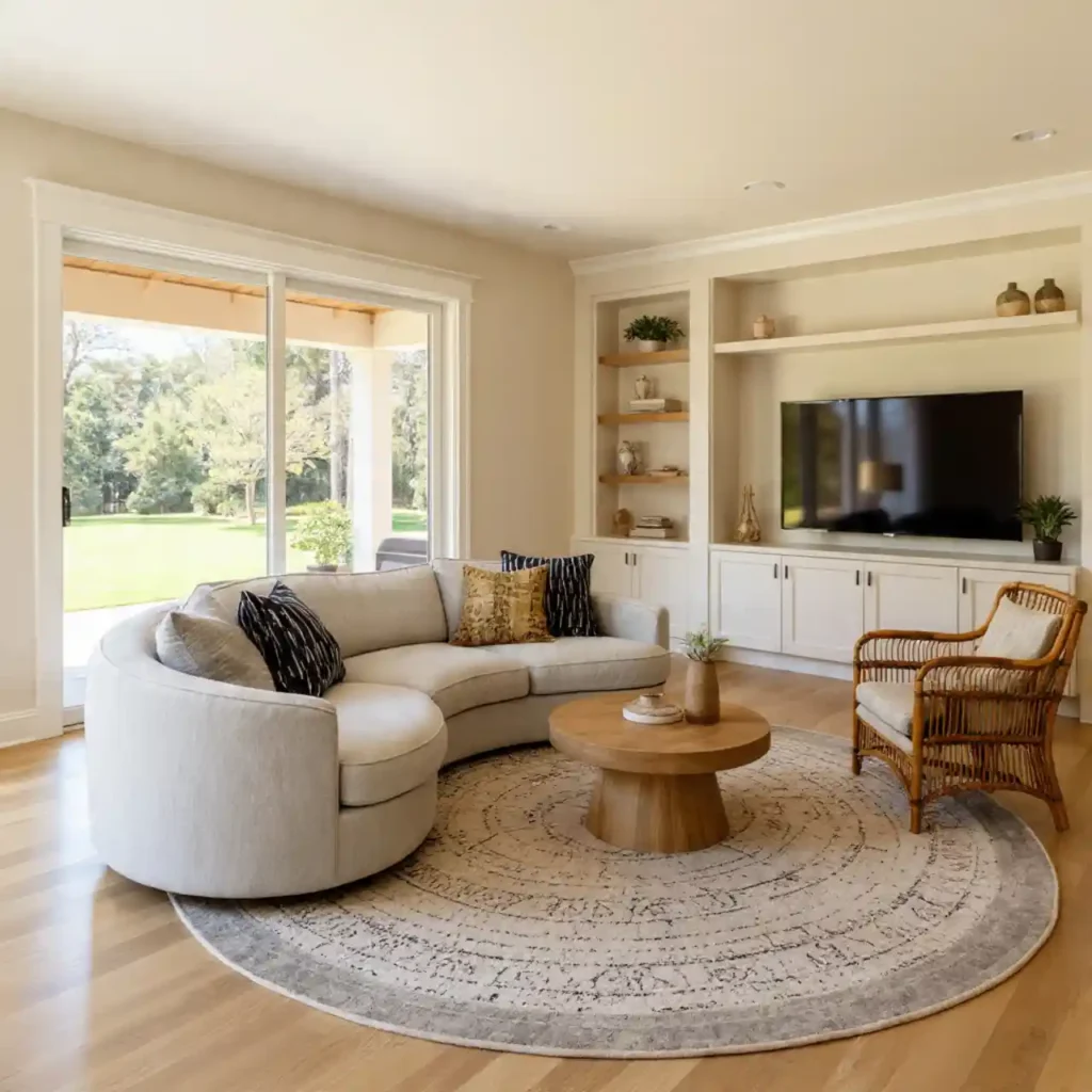 17-Open Concept Living Room Idea