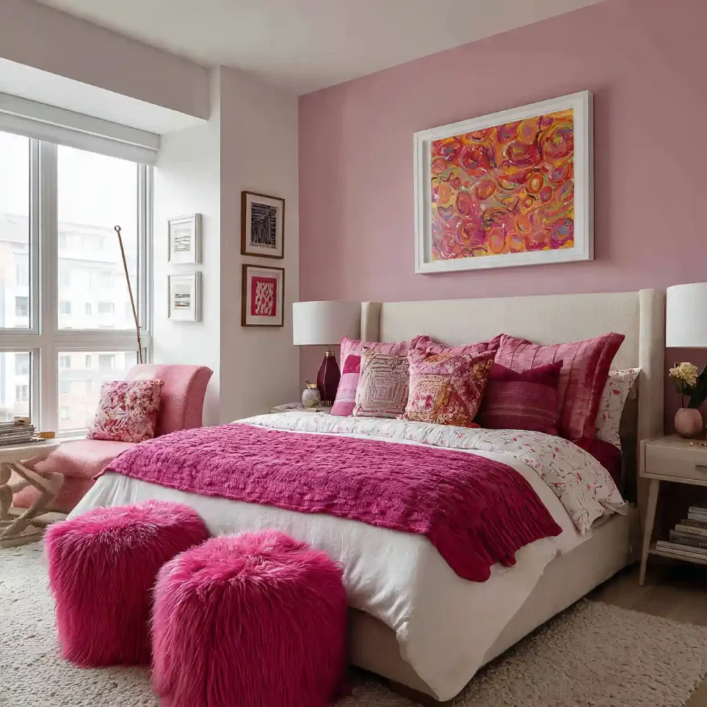 17-Pink Bedroom Idea