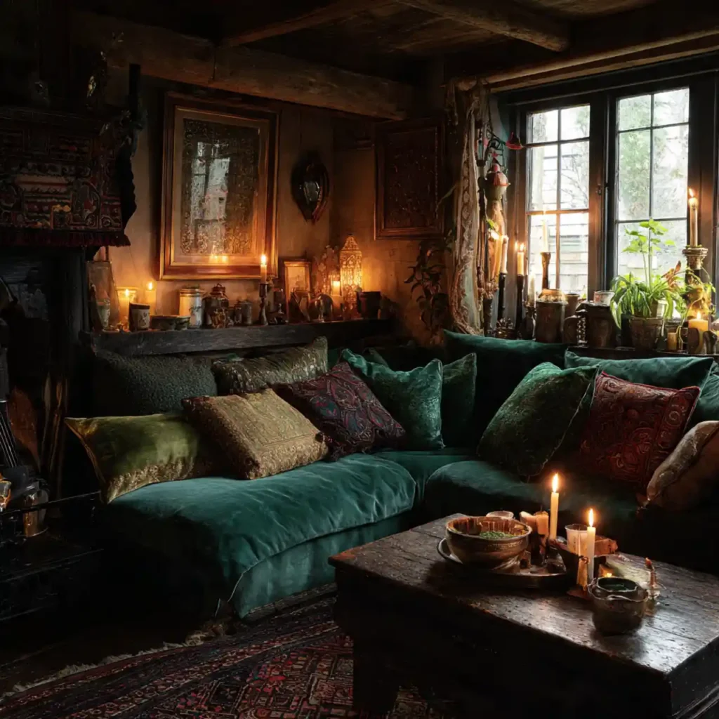 18-Budget-Friendly Dark Cottagecore House Interior Idea