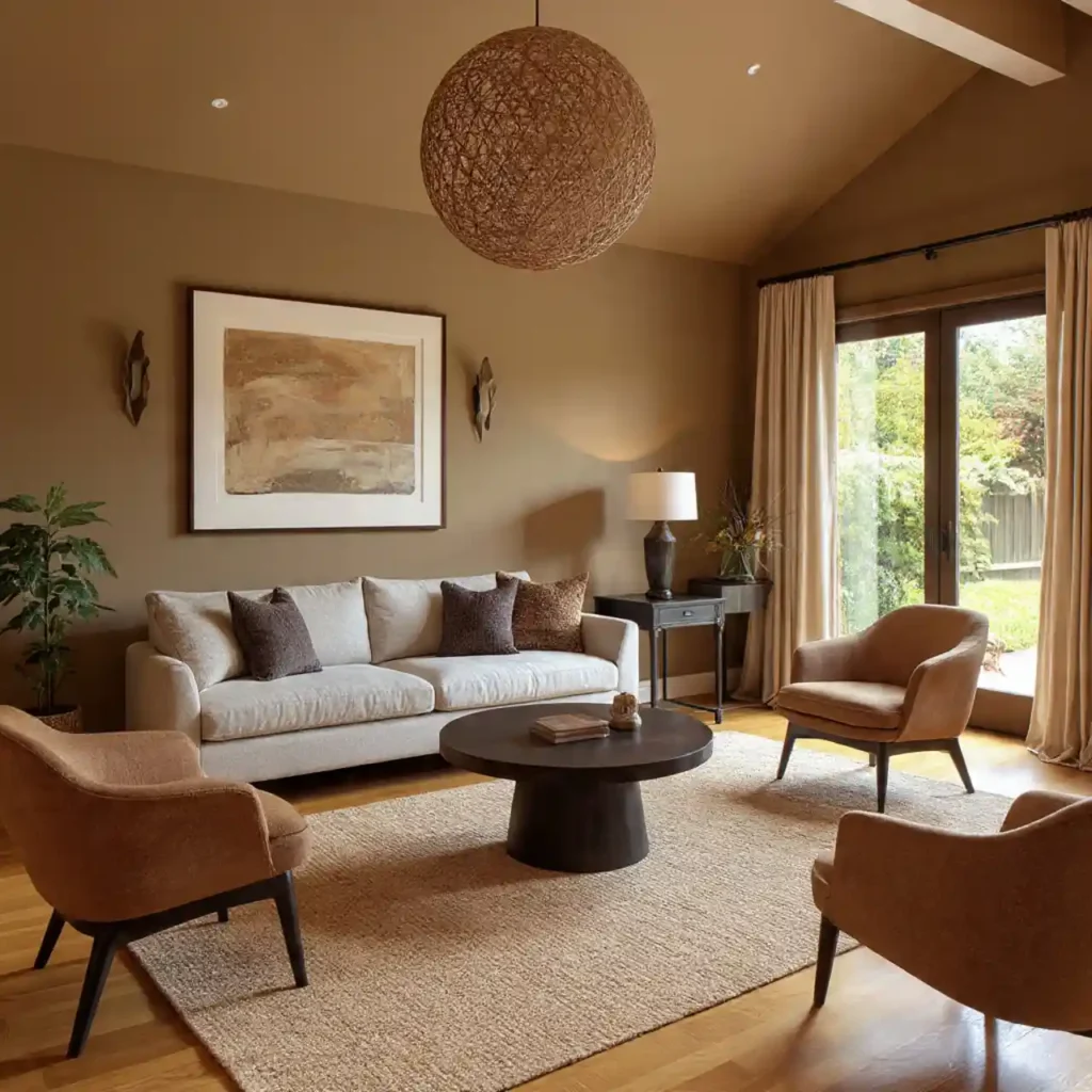 18-Earth-Tone Living Room Idea