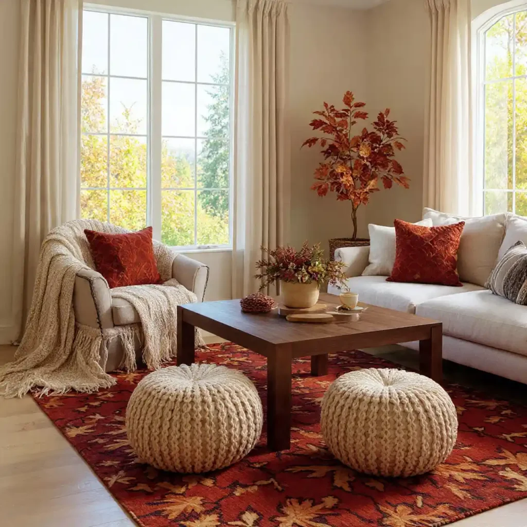 18-Fall Living Room Decor Idea