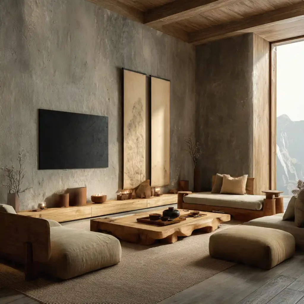 18-Japandi Living Room Idea