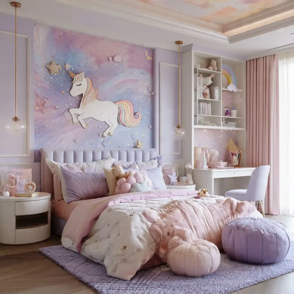 18-Little Girl Bedroom Decorating Idea