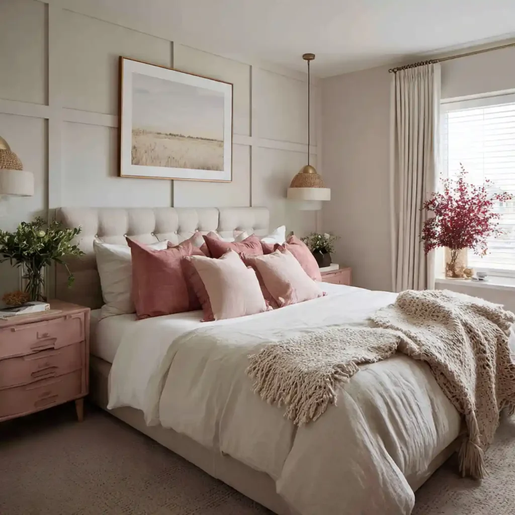 18-Pink Bedroom Idea
