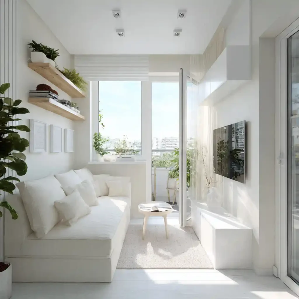 18-White Living Room Idea