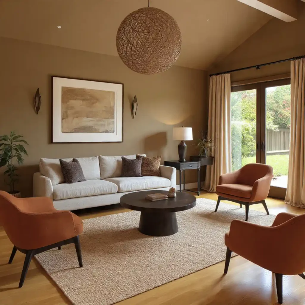 19-Earth-Tone Living Room Idea