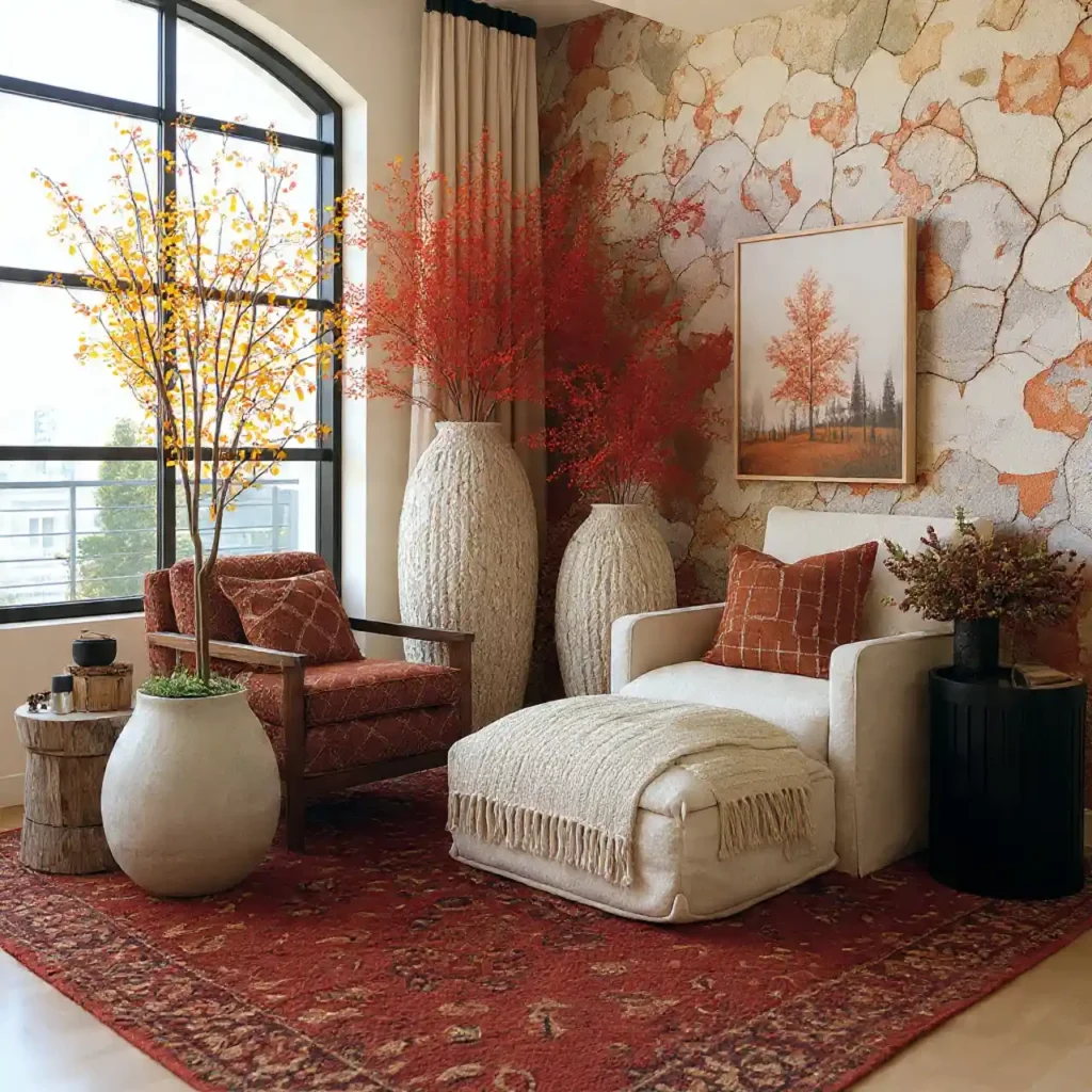 19-Fall Living Room Decor Idea
