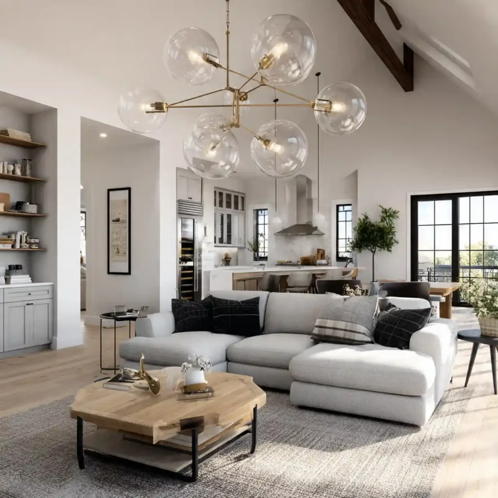 19-Open Concept Living Room Idea