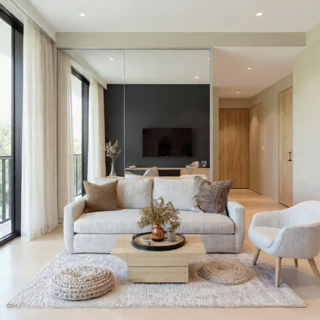 19-Studio Living Room Idea