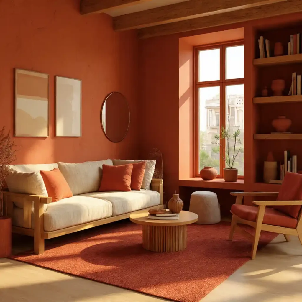 2-Earth-Tone Living Room Idea