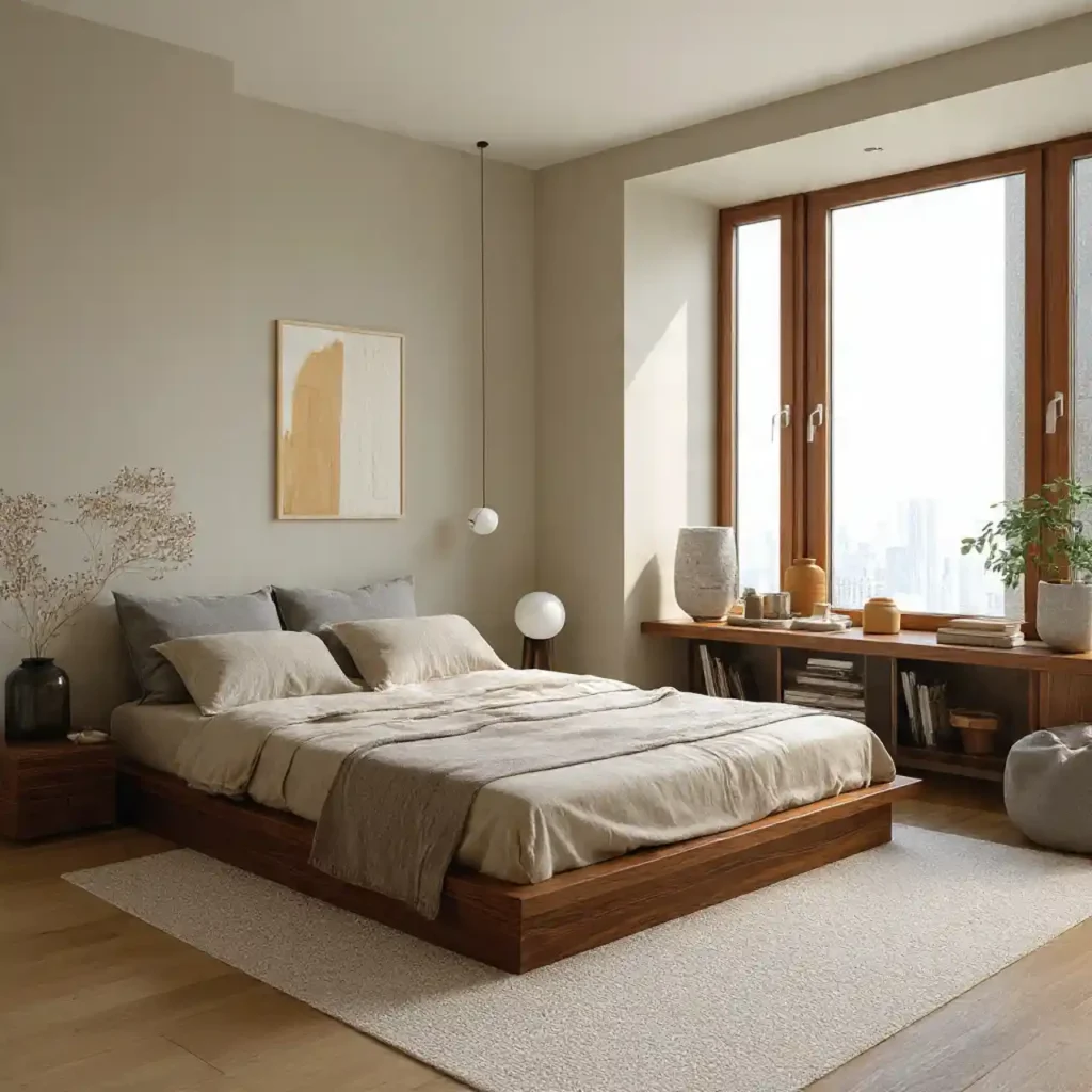 2-Modern Japandi Bedroom Idea