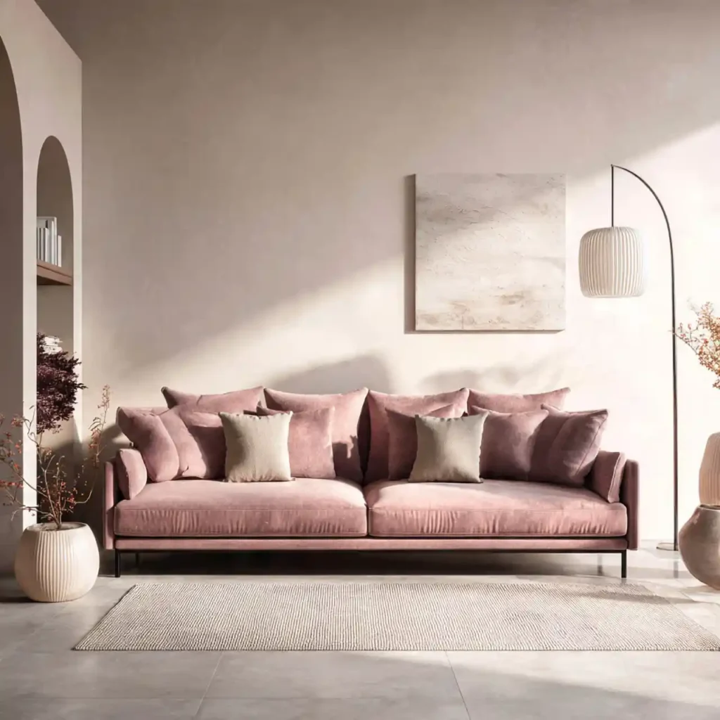 2-Pink Living Room Idea