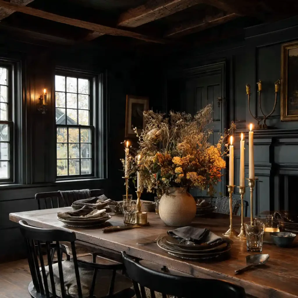 20-Budget-Friendly Dark Cottagecore House Interior Idea