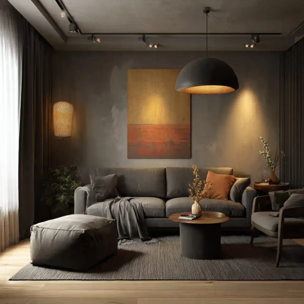 21-Earth-Tone Living Room Idea