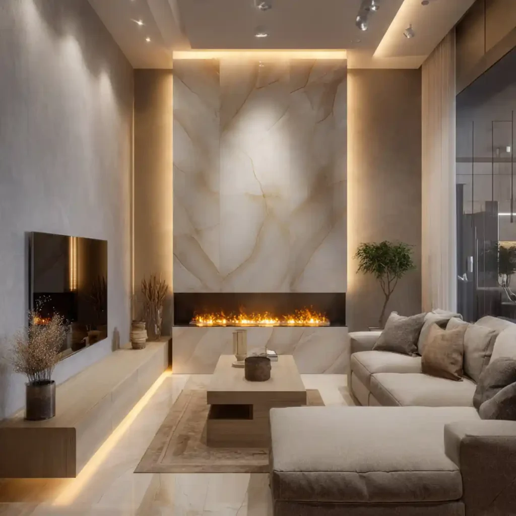 21-Long Narrow Living Room Idea