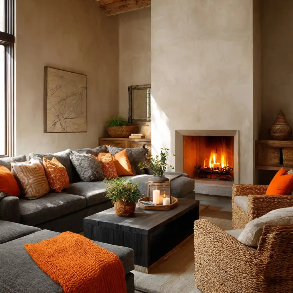 21-Modern Beige Living Room Idea