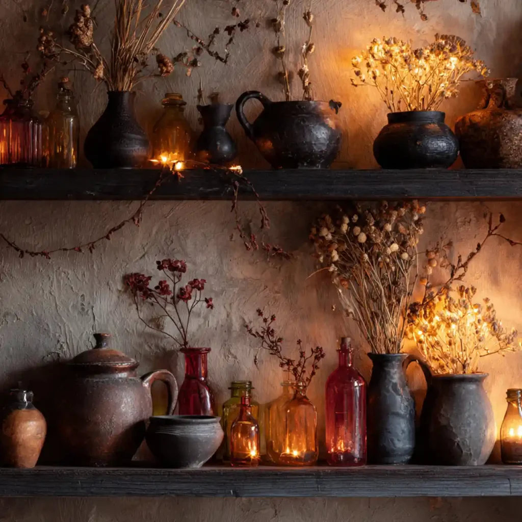 22-Budget-Friendly Dark Cottagecore House Interior Idea