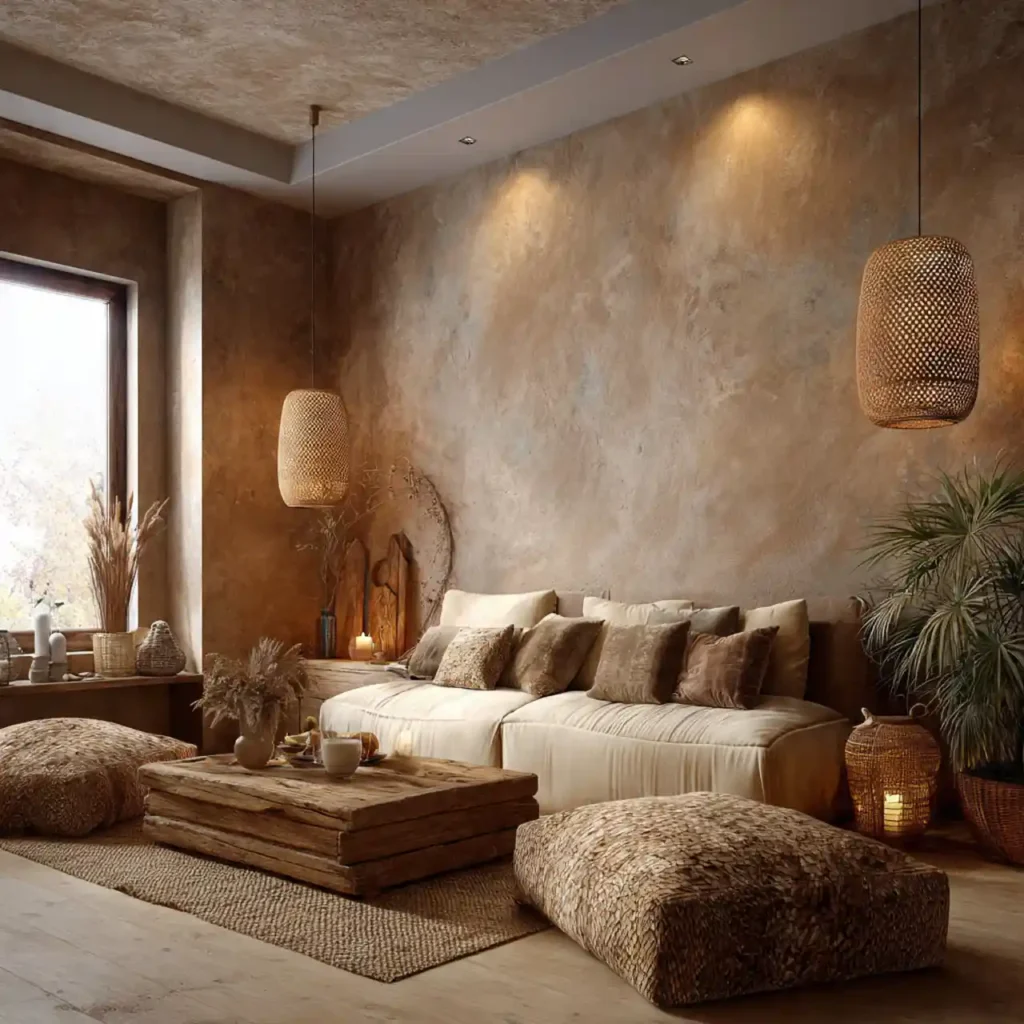 22-Earth-Tone Living Room Idea