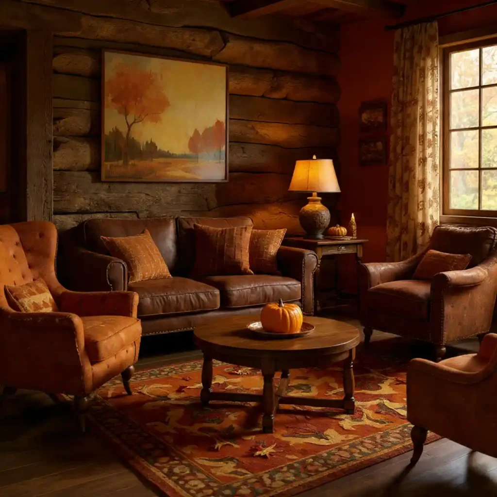 22-Fall Living Room Decor Idea
