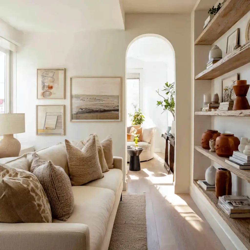 22-Long Narrow Living Room Idea