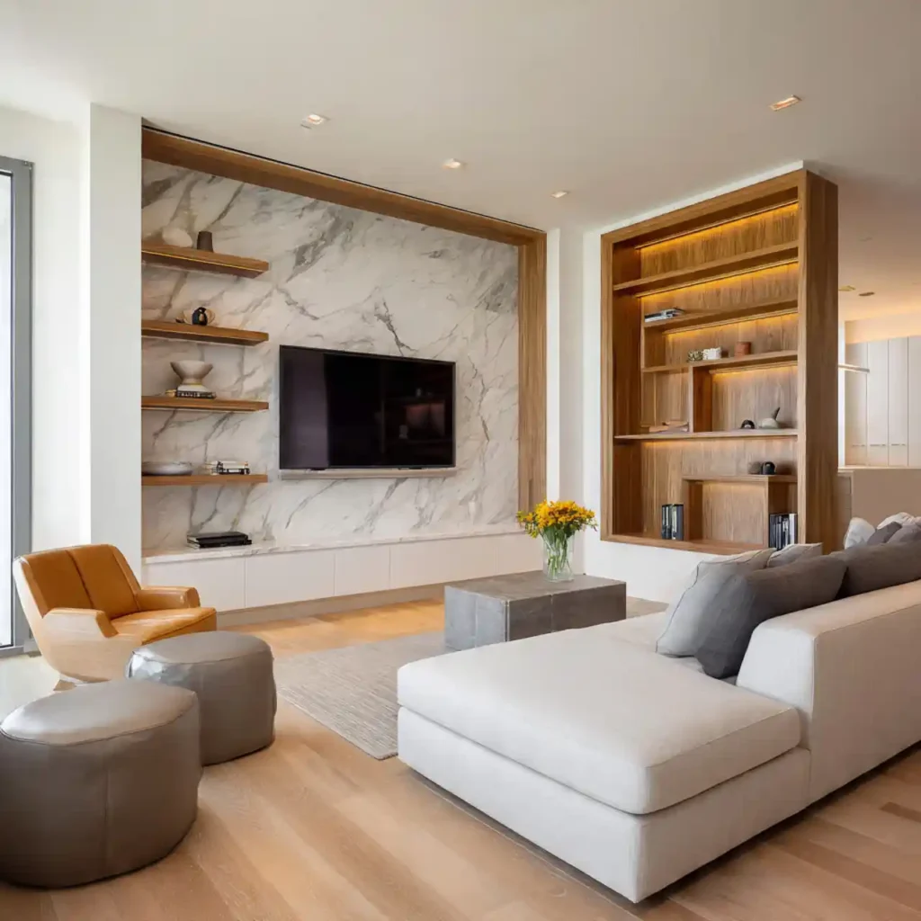 22-Open Concept Living Room Idea