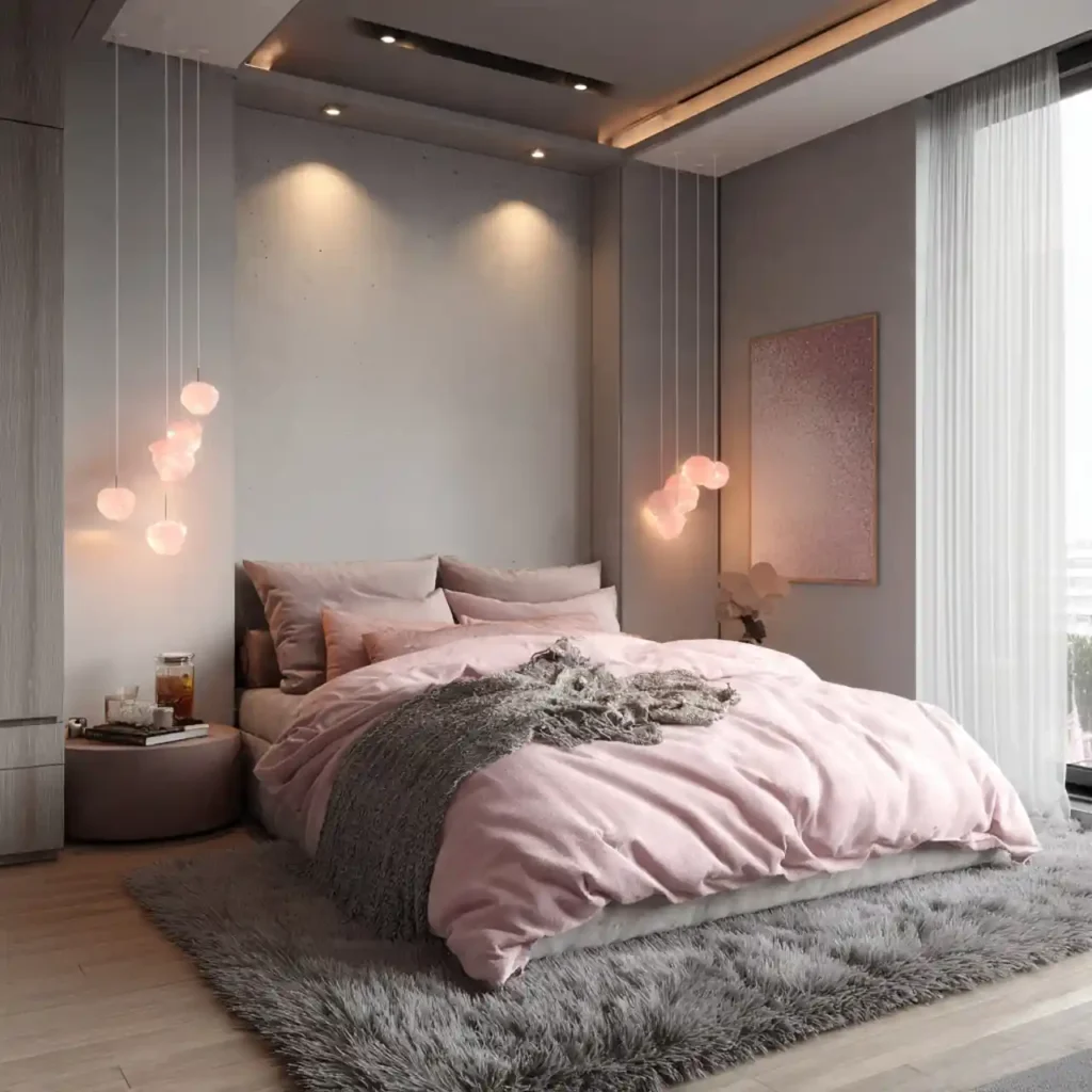 22-Pink Bedroom Idea