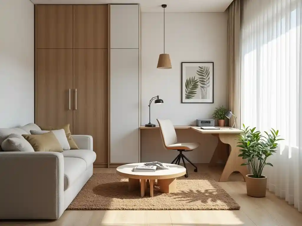 22-Studio Living Room Idea