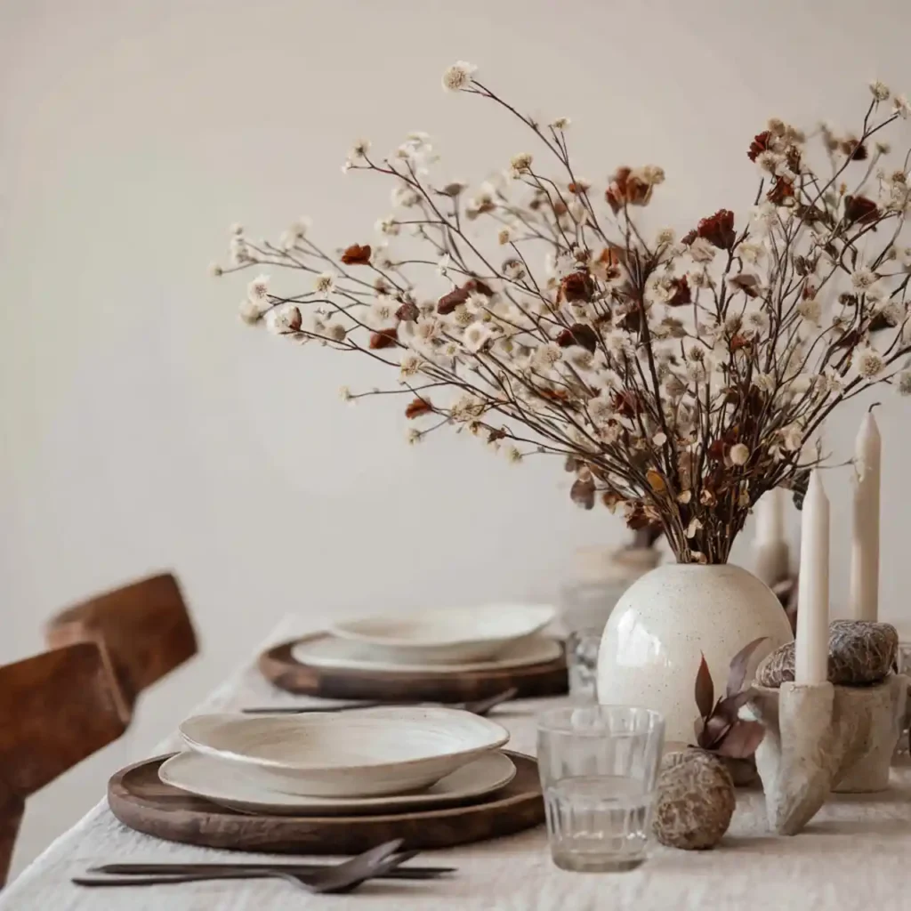 23-Fun Natural Table Setting Idea