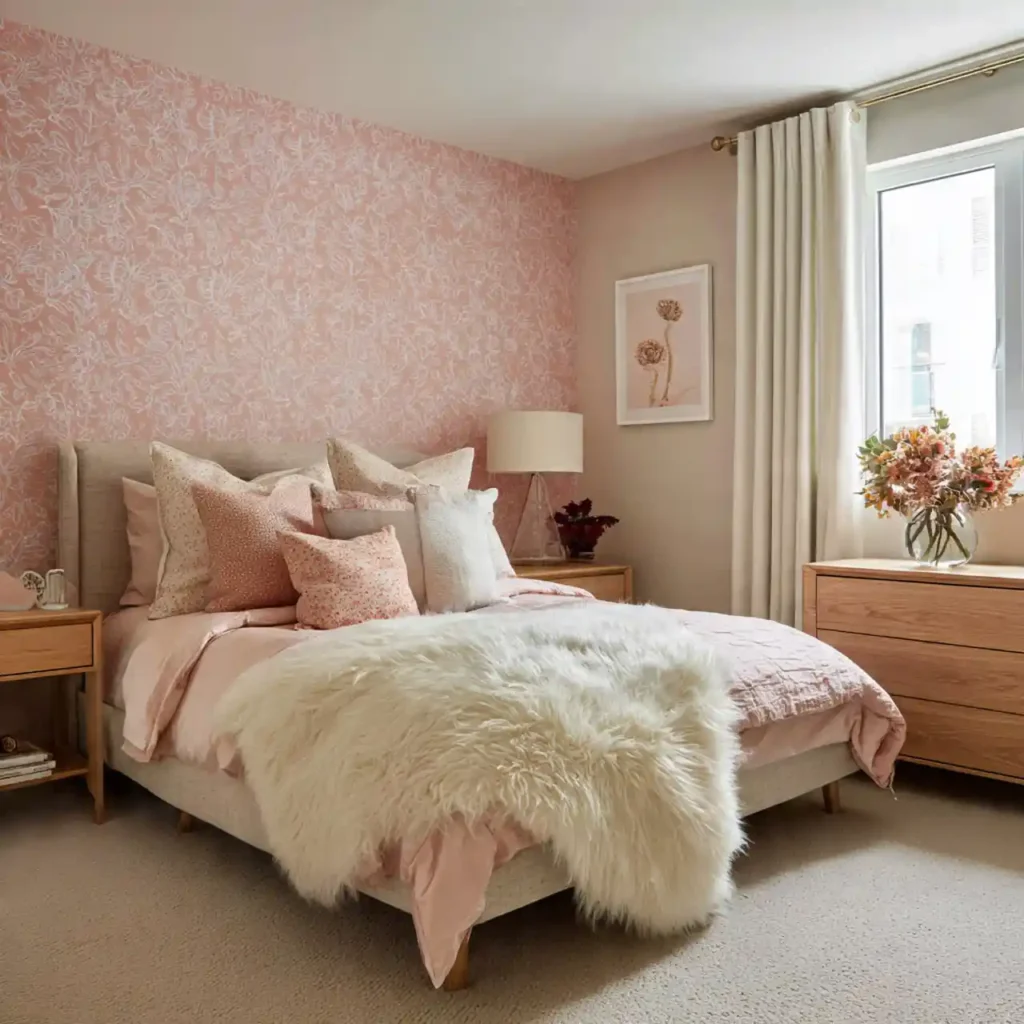 23-Pink Bedroom Idea