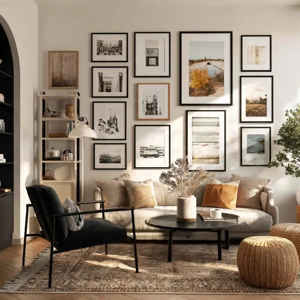 24-Long Narrow Living Room Idea