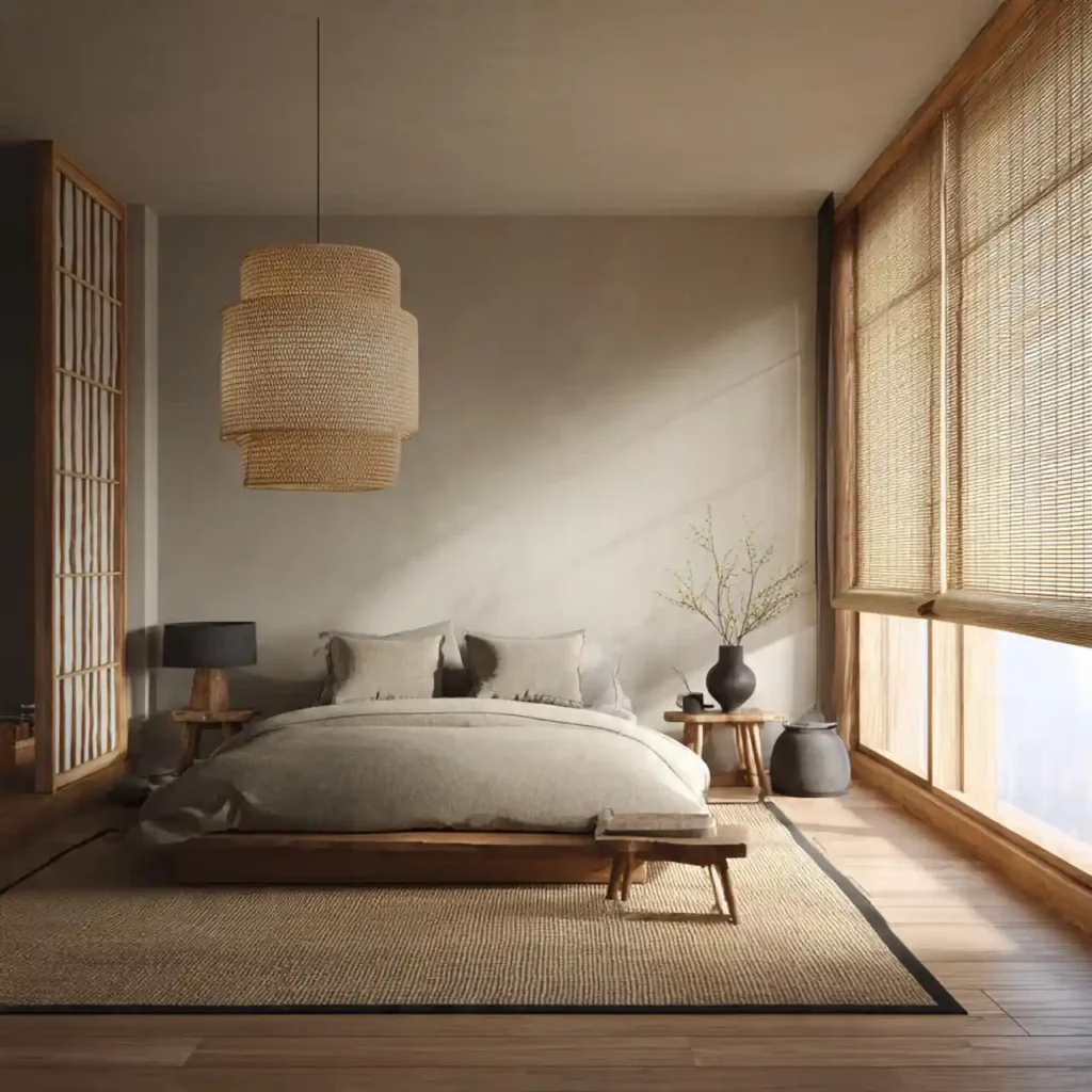 24-Minimalist Japandi Bedroom Idea