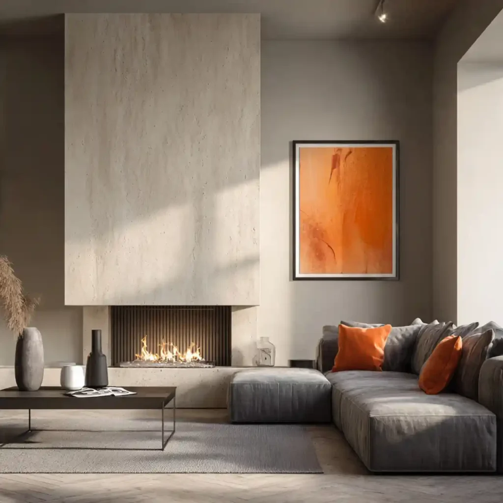 24-Modern Beige Living Room Idea