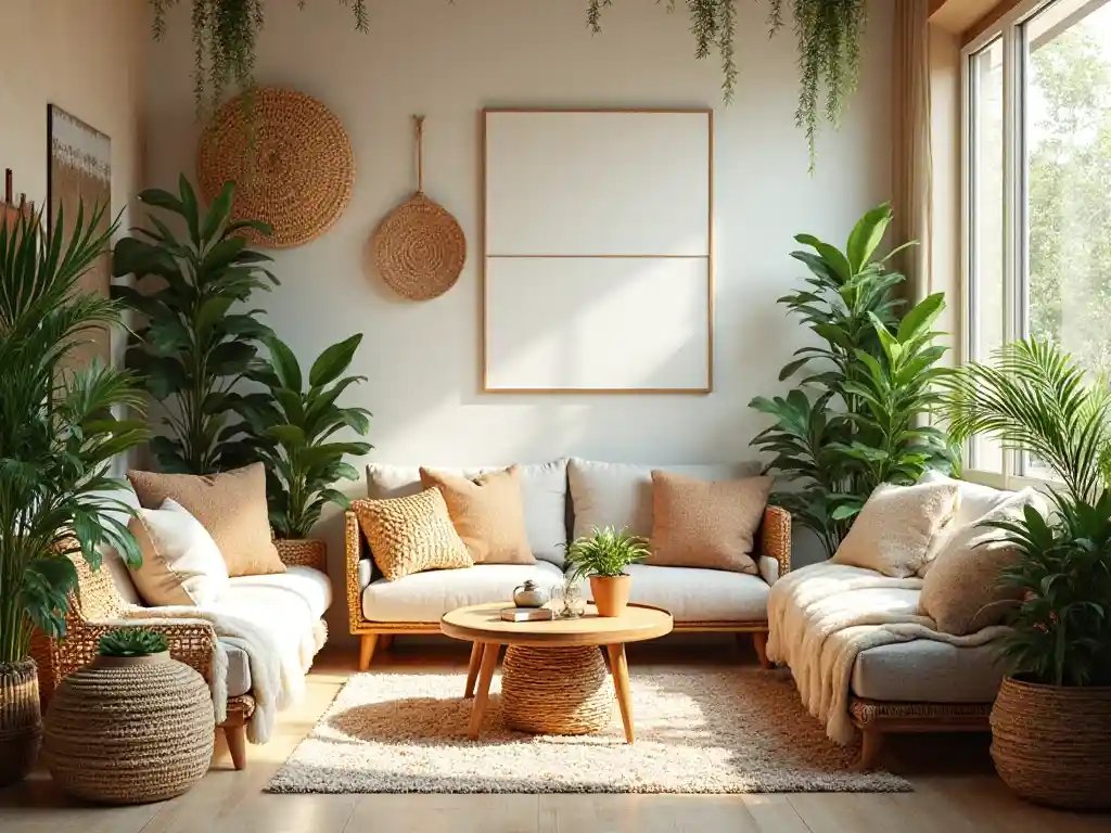 24-Modern Boho Living Room Idea