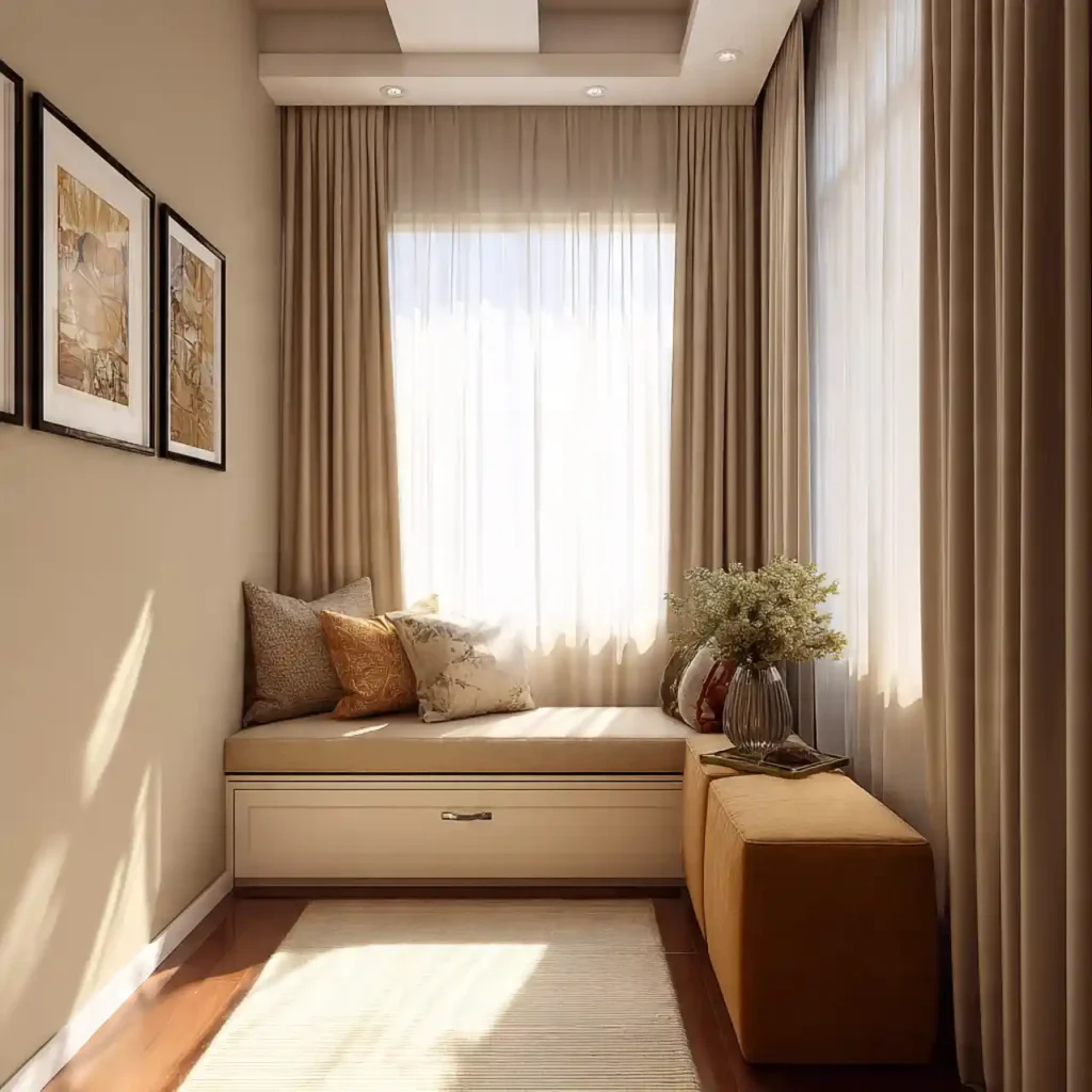 25-Long Narrow Living Room Idea