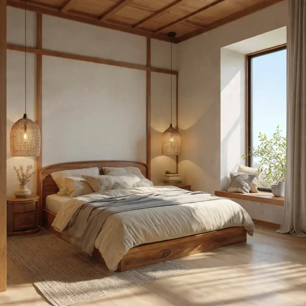 25-Modern Japandi Bedroom Idea