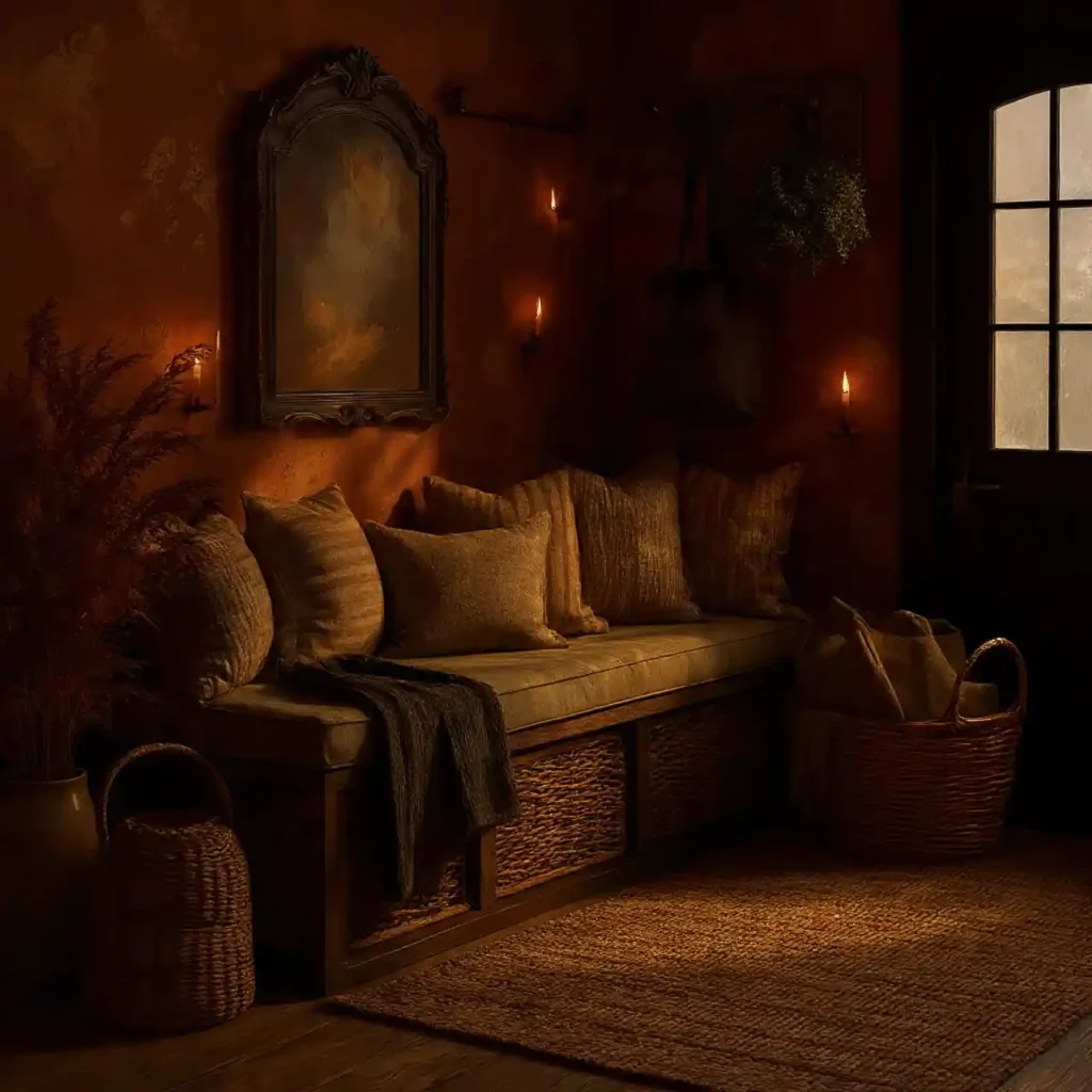 26-Budget-Friendly Dark Cottagecore House Interior Idea