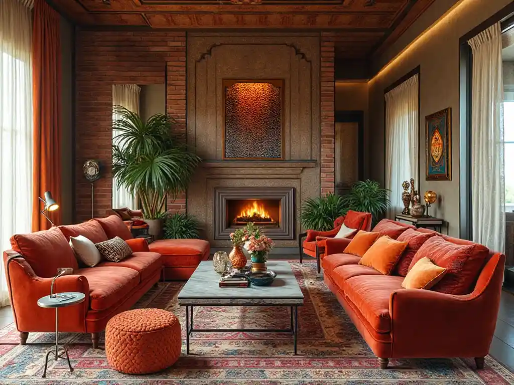 26-Maximalist Living Room Idea