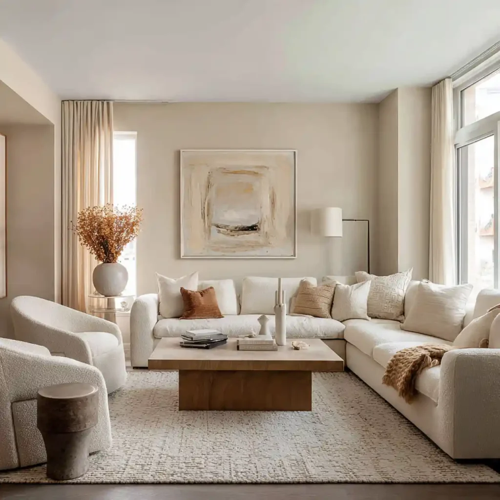 26-Neutral Living Room Idea