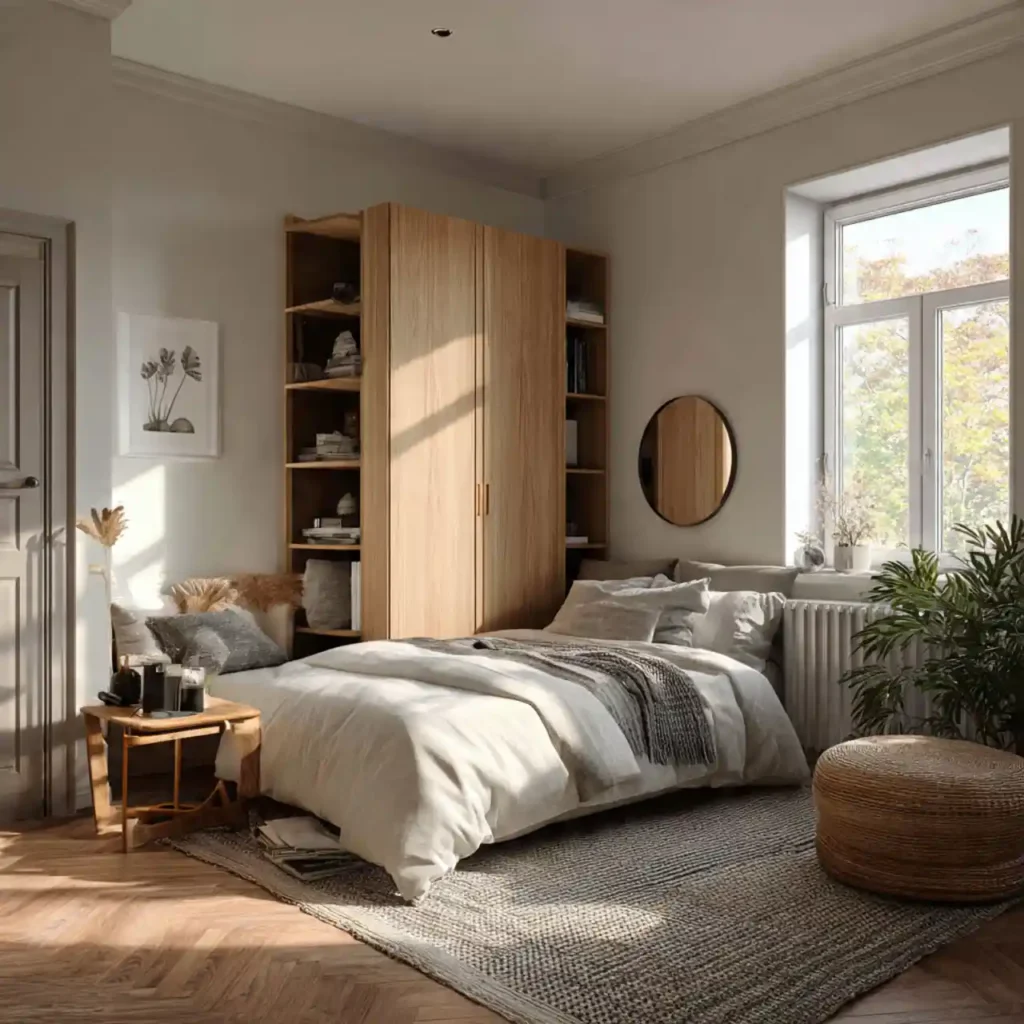 27-Japandi Bedroom Idea