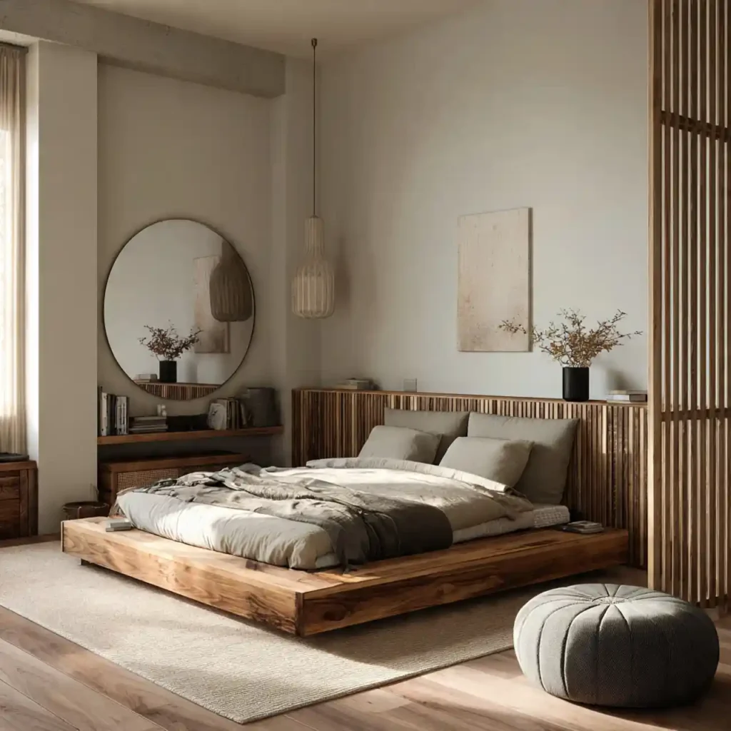27-Minimalist Japandi Bedroom Idea