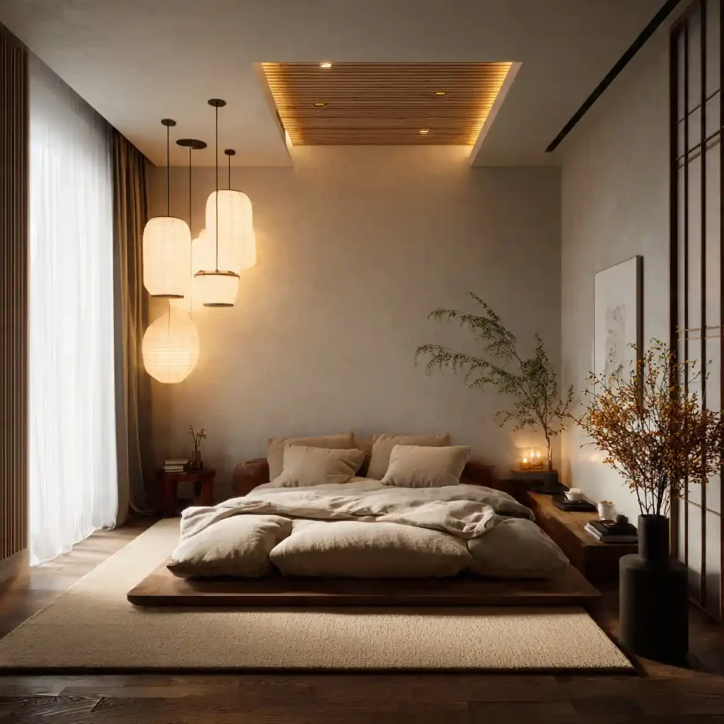 27-Modern Japandi Bedroom Idea