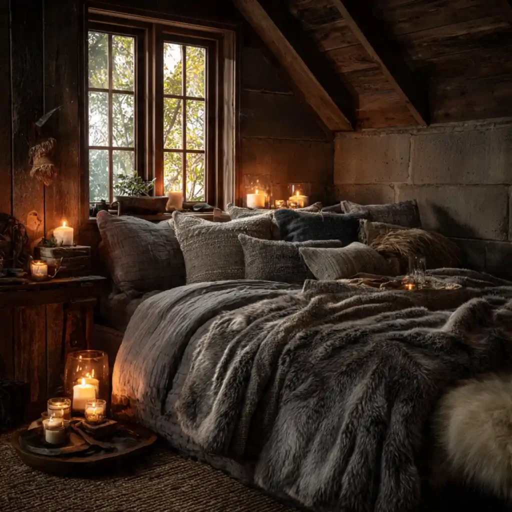 28-Budget-Friendly Dark Cottagecore House Interior Idea