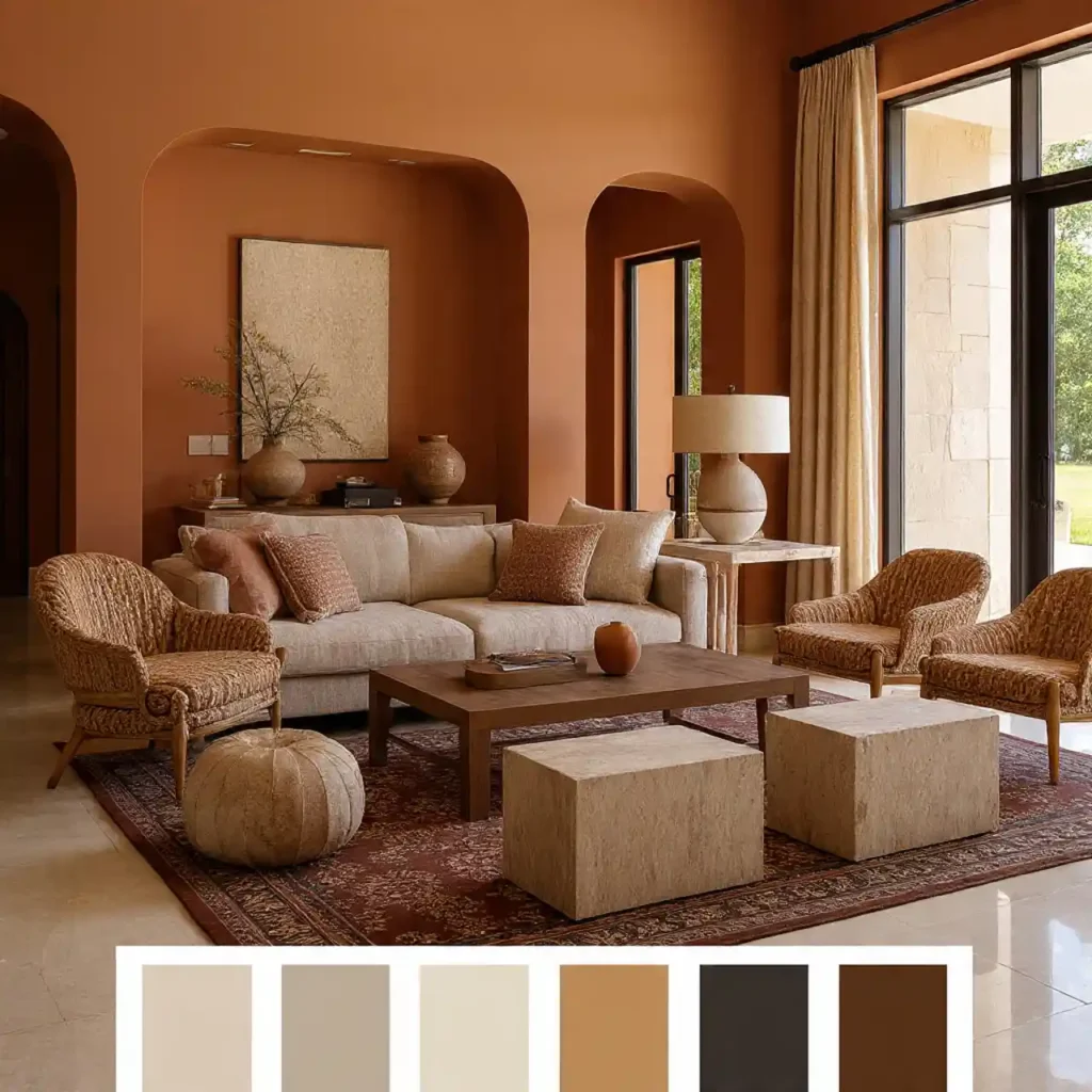 28-Earth-Tone Living Room Idea