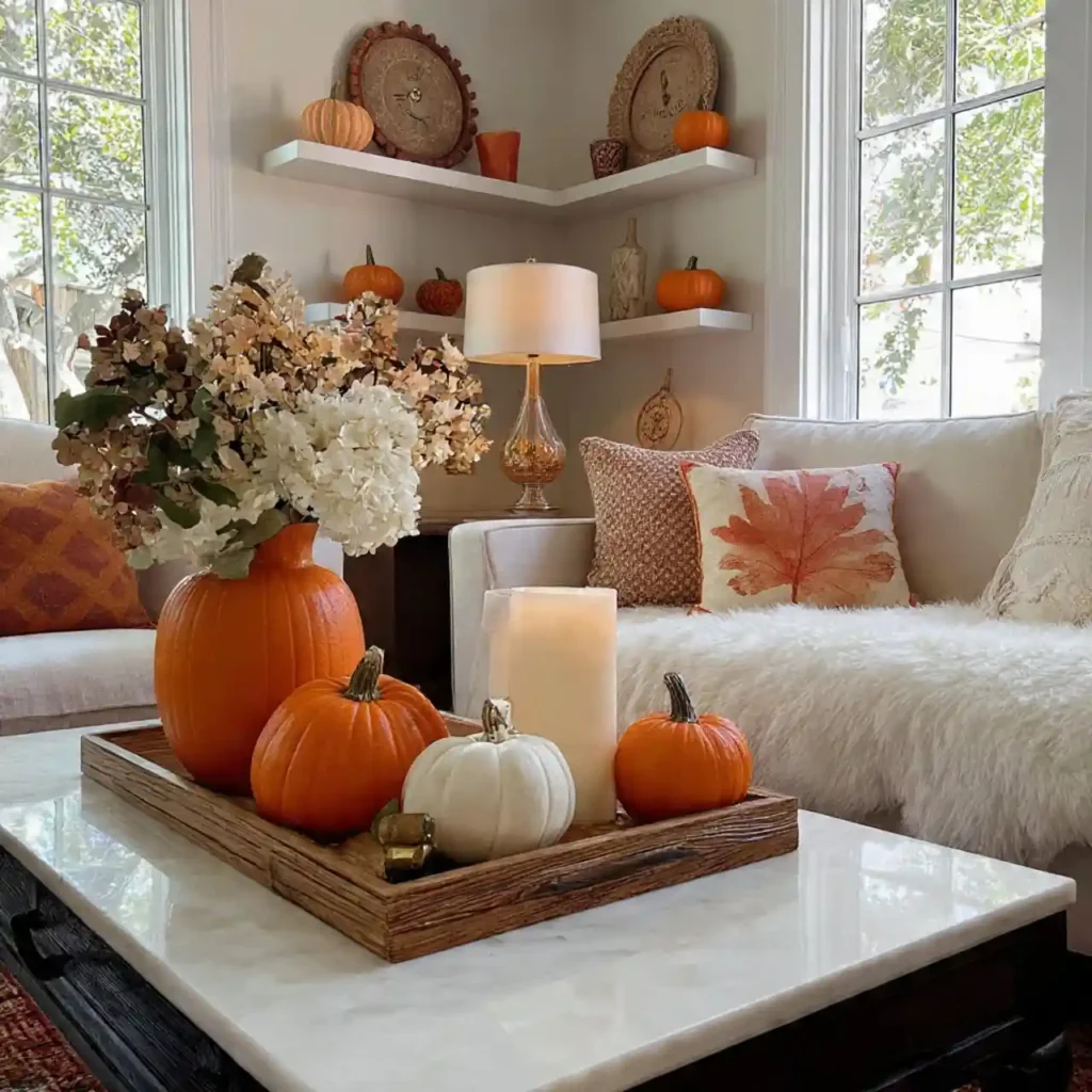 28-Fall Living Room Decor Idea