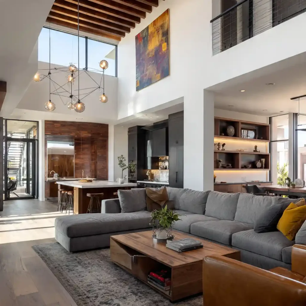 28-Open Concept Living Room Idea