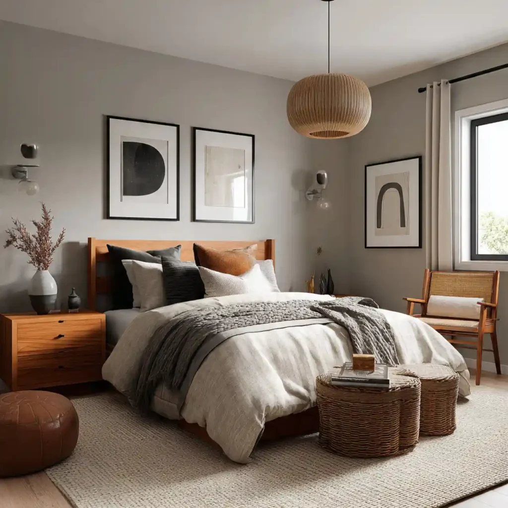 29-Modern Japandi Bedroom Idea