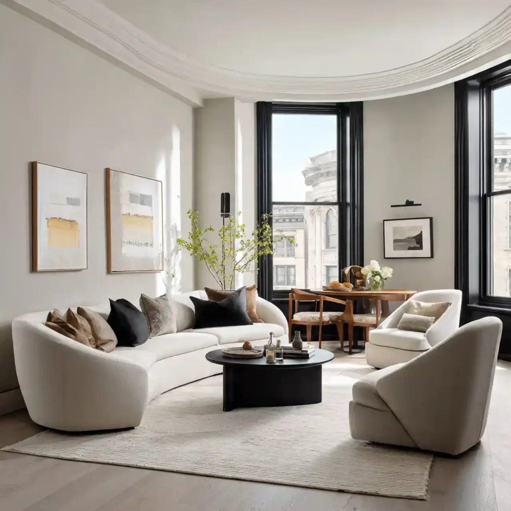 3-Long Narrow Living Room Idea