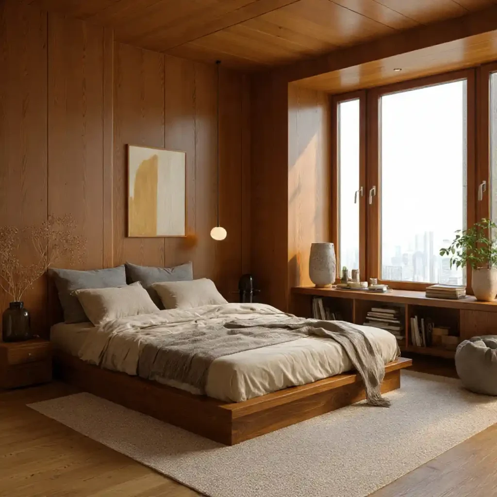 3-Modern Japandi Bedroom Idea