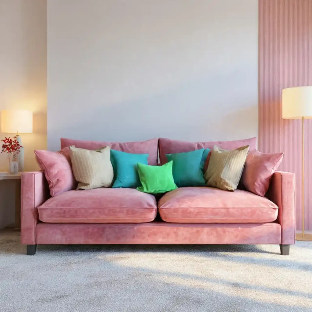 3-Pink Living Room Idea